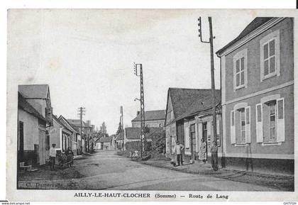 CPA AILLY-LE-HAUT-CLOCHER -route de long