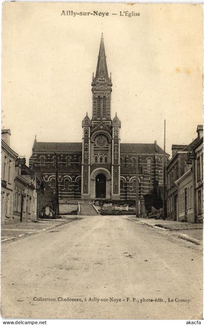 CPA Ailly sur Noye eglise (1497473)