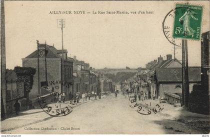 CPA AILLY-SUR-NOYE Rue Saint martin (25572)