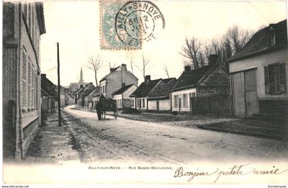 CPA - Carte postale -France- Ailly sur Noye  Rue Basse Boulogne 1903 VM47868