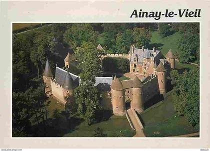18 - Ainay le Vieil - Le Château - Vue aérienne - CPM - Voir Scans Recto-Verso