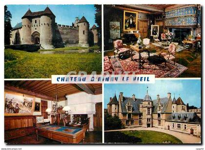CPM La Route Jacques Coeur Chateau d'Ainay le Vieil (Cher) le petit Carcassonne