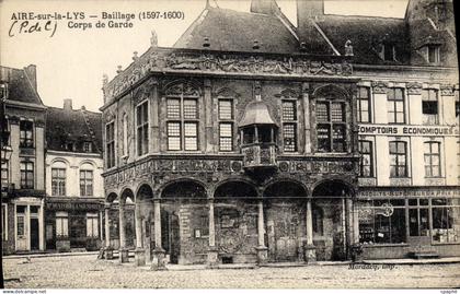 CPA Aire sur la Lys Baillage Corps de Garde comptoirs économiques