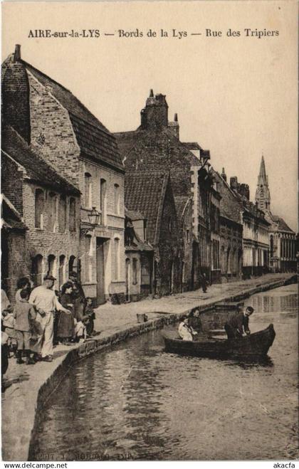 CPA AIRE-SUR-LA-LYS Bords de la lys Rue des Tripiers (979552)