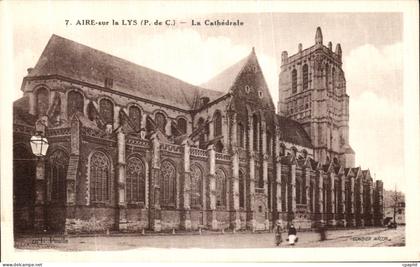 CPA Aire sur la Lys La Cathedrale