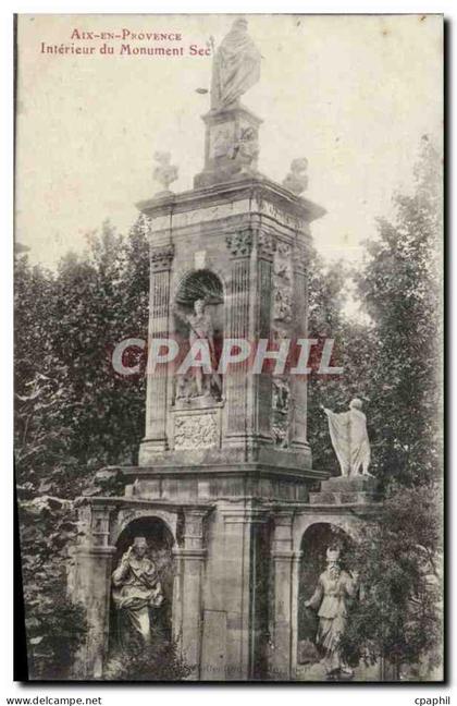 Aix en Provence CPA Interieur du monument Sec