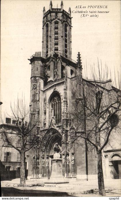 CPA Aix en Provence Cathedrale Saint Sauveur