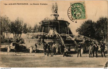 CPA AIX-en-PROVENCE - La Grande Fontaine (256159)