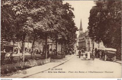 CPA AIX-les-BAINS Place des Bains (806113)