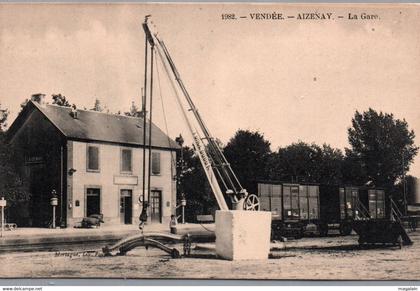Aizenay ; la gare