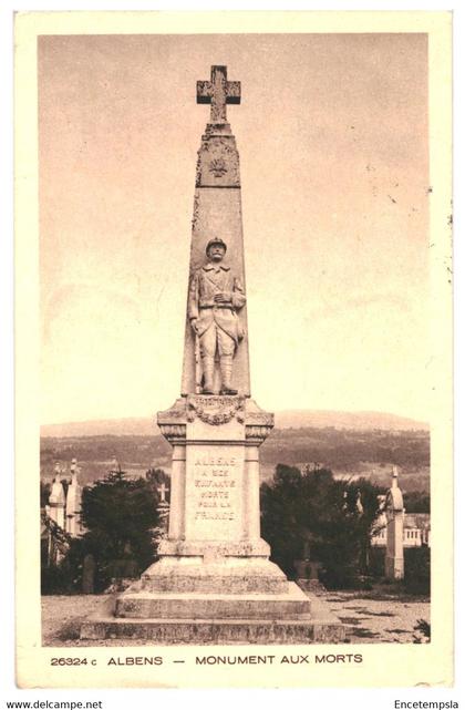 CPA - Carte postale -France Albens- Monuments aux morts 1946 VM36613X