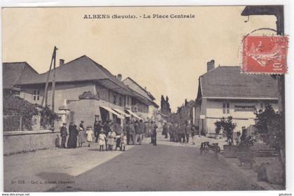 Savoie - Albens - la place Centrale