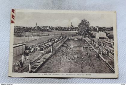 Albert, vue générale du stade Potez, Somme 80