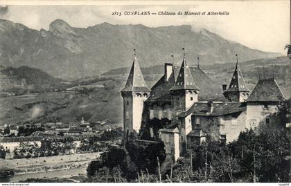 Conflans CPA Chateau de Manuel et Albertville