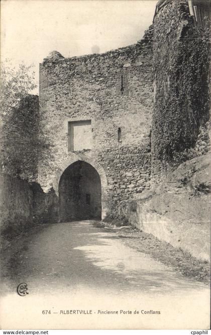 CPA Albertville Ancienne Porte De Conflans