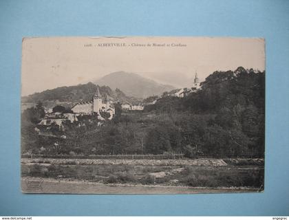 CPA Albertville  Château de Manuel et Conflans  1911