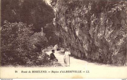 CPA Albertville Route de Roselend