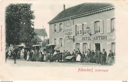 albesdorf ( lothringen ) * Hôtel ANTONI * albestroff