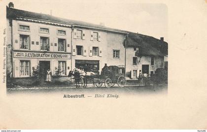 albesdorf * Restaurant Hôtel KÖNIG koenig * albestroff