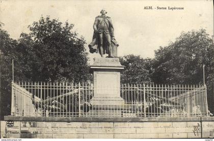 CPA Albi Statue Laperouse