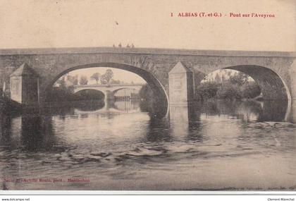 ALBIAS : pont sur l'Aveyron - très bon état