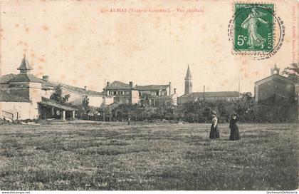 Albias – Vue générale – CPA – France