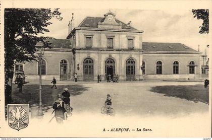 Alencon CPA La gare