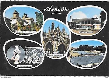 CPM Alençon vues multiples