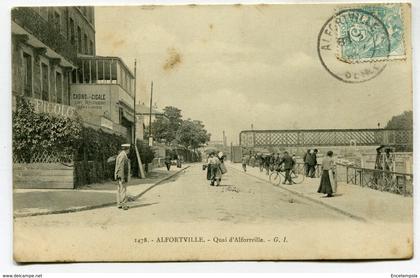CPA - Carte Postale - France - Alfortville - Quai d'Alfortville  - 1906 (D13565)