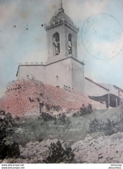 CPA 1909 ALLAUCH NOTRE DAME DU CHÂTEAU-COLORISÉE Carte Postale France[13] Bouches-du-Rhône à Allauch SOUVENIR PÈLERINAGE