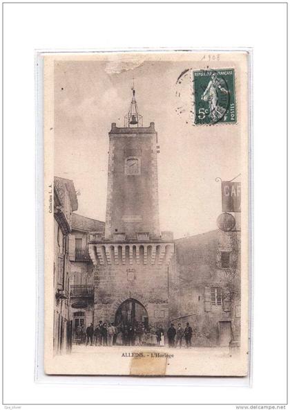 13 ALLEINS Horloge, animée, ed LA, 1908 *** ETAT ***