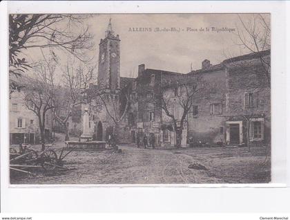 ALLEINS: place de la république - très bon état