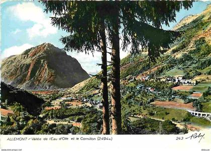 38 - Allemont en Oisans - Vallée de l'Eau d'Olle et le Cornillon - Carte Dentelée - CPSM grand format - Carte Neuve - Vo