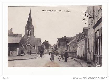ALLONNES : Place de l´Eglise