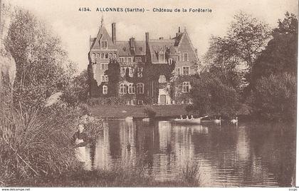 CPA Allonnes Château de la Forêterie