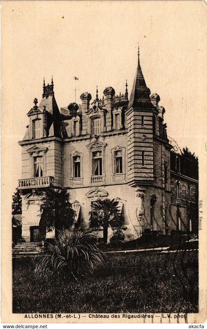 CPA ALLONNES-Chateau des Rigaudieres (189579)