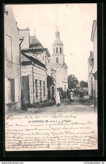 CPA Allonnes, L`Eglise