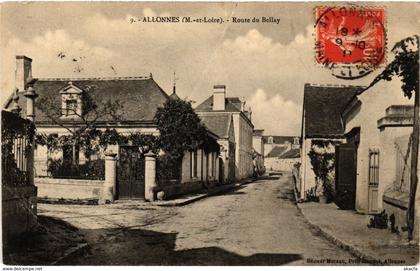 CPA ALLONNES - Route du BELLAY (296731)