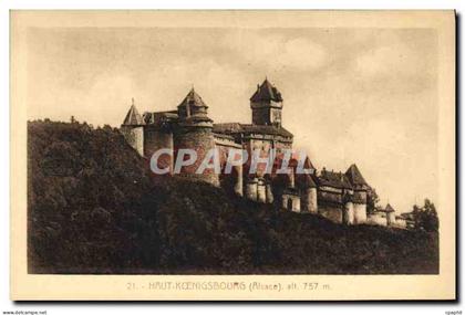CPA Haut Koenigsbourg Alsace