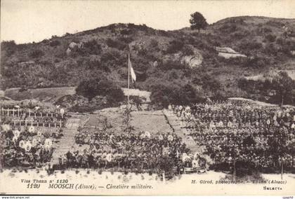 CPA Moosch Alsace Cimetiere Militaire