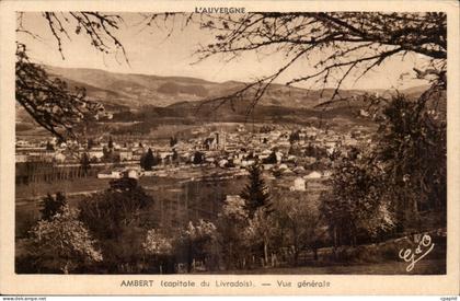 Ambert - Capitale du Livradais - Vue Generale - CPA