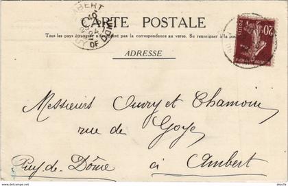 CPA AMBERT Card to Ambert (1253675)