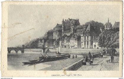 Amboise vers 1845