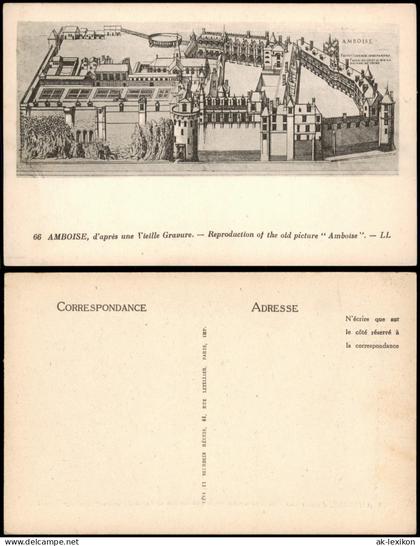 CPA Amboise AMBOISE d'après une Gravure, old picture " Amboise 1920