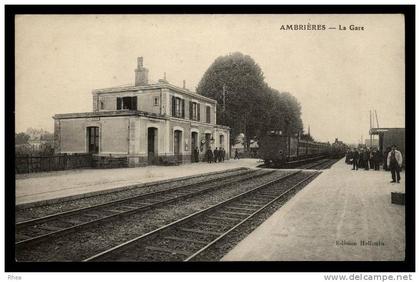 53 Ambrières-les-Vallées gare train D53D K53003K C53003C RH076191