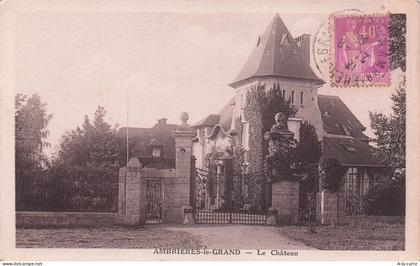 53 AMBRIERES LES VALLEES LE CHATEAU