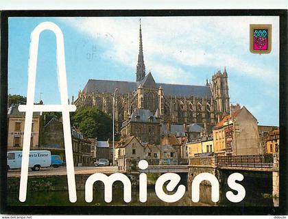 80 - Amiens - La Cathédrale Notre Dame - Le Vieil Amiens - Flamme Postale de Amiens - CPM - Voir Scans Recto-Verso