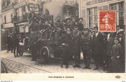 Carte postale ancienne de AMIENS - Les Anglais à AMIENS - Sept 1914