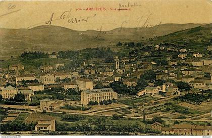 69 - Amplepuis - Vue Générale - Colorisée - Correspondance - Voyagée en 1907 - CPA - Voir Scans Recto-Verso