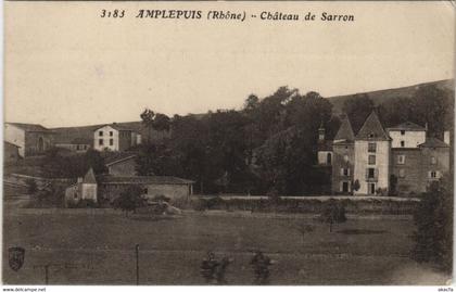 CPA AMPLEPUIS Chateau de Sarron (805982)